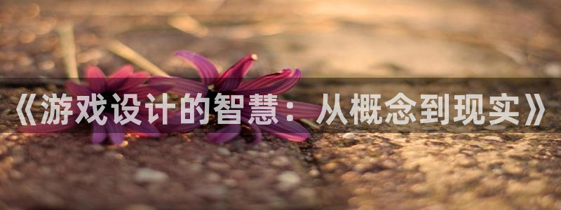 沐鸣2平台测速：《游戏设计的智慧：从概念到现实》